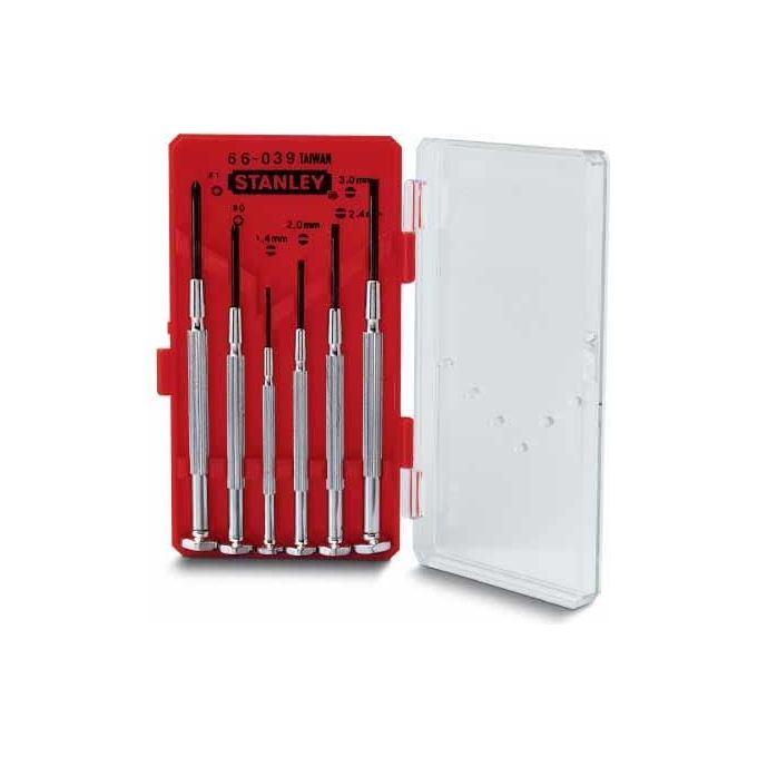 Set micro cacciaviti di precisione 6 pz 166039