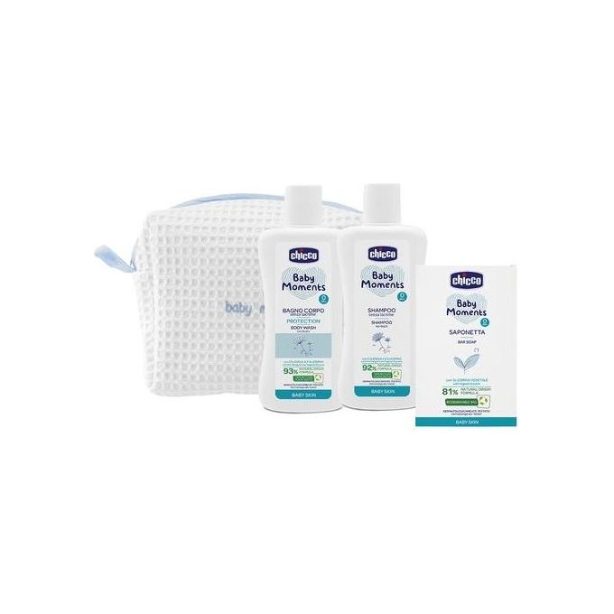 Set regalo Beauty Zip BABY MOMENTS Azzurro 00010616000000