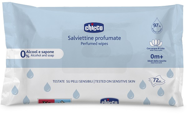 Set salviette detergenti Acqua di loto no alcool 72 pz 00012050100000