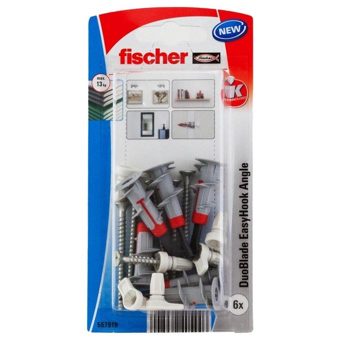 Set tasselli cartongesso con gancio corto Duoblade Easy Hook ( 6 pz) 557919