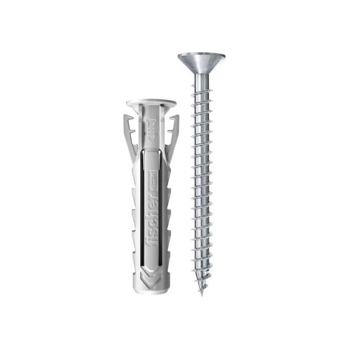 Set tasselli plastica con vite (4mm) Sx Plus 4x20 S K ( 25 pz) 567543