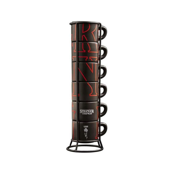 SET TAZZINE BIALETTI STACKABLE STRANGER THINGS
