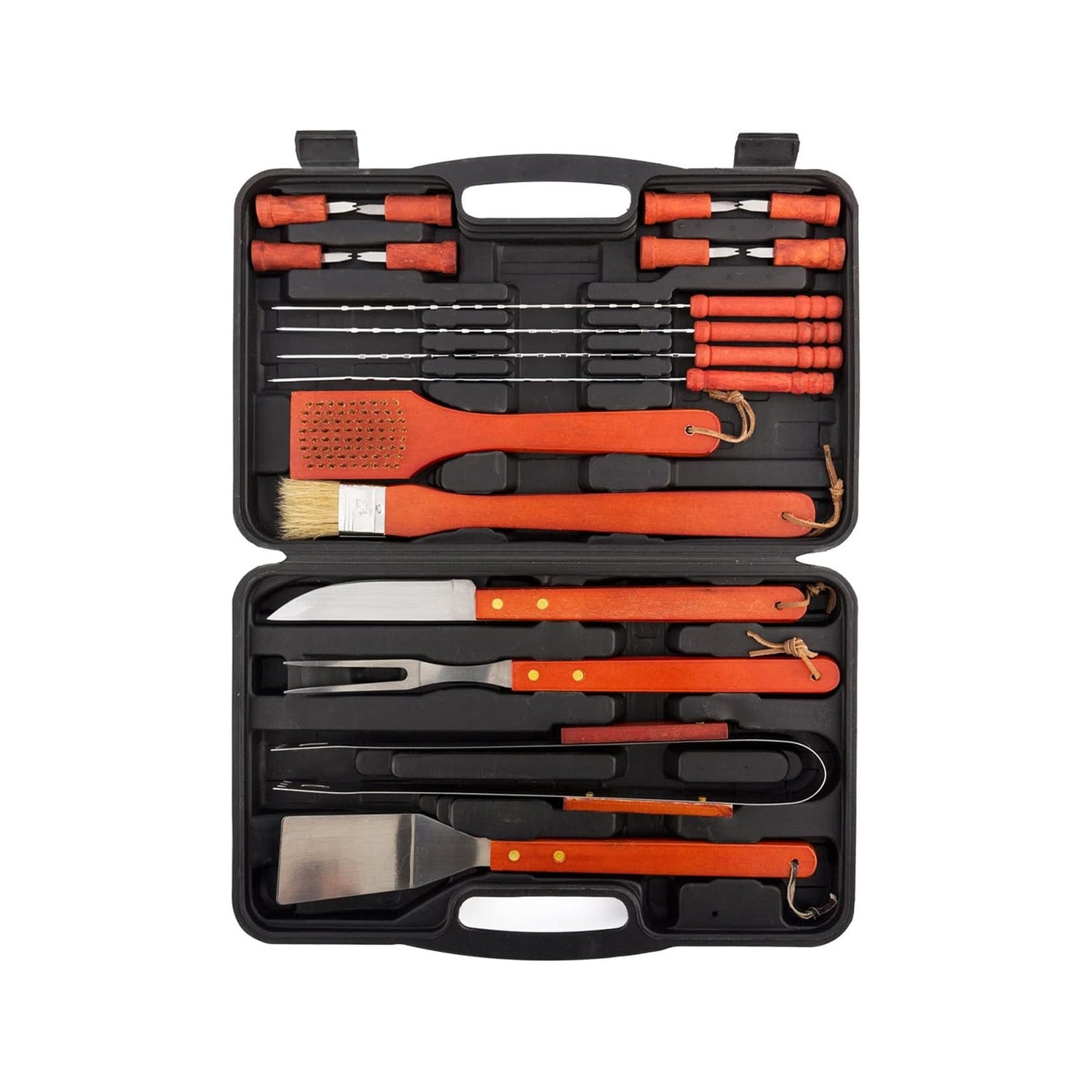 Set Valigetta Con 18 Accessori Per Bbq Set Valigetta Con 18 Accessori Per Bbq