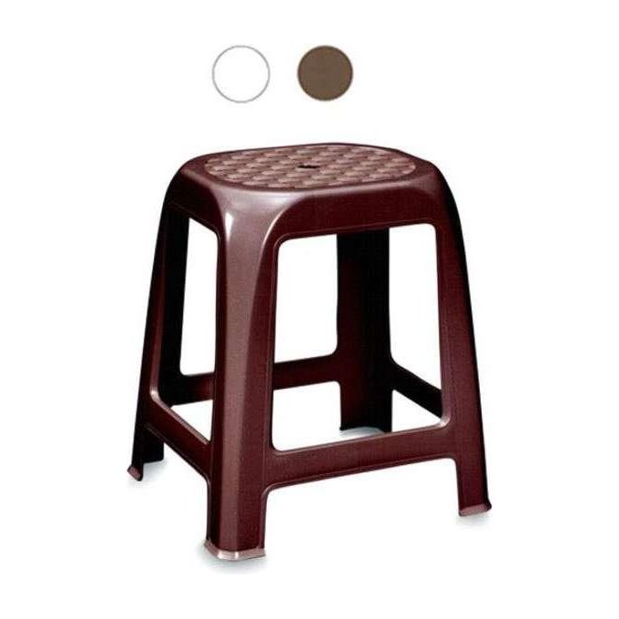 Sgabello bagno (41x35x46cm) portata max 100 kg ELFO Tortora 22301