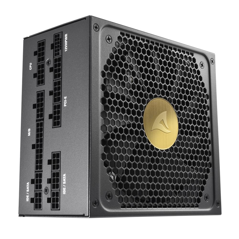 Sharkoon Alimentatore Rebel P30 Gold 1000W Atx3.0 Atx 3.0 Pcie Gen5 12Vhpwr 80 Plus Gold 135Mm Ze