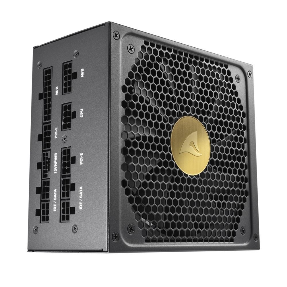 Sharkoon Alimentatore Rebel P30 Gold 850W Atx3.0 Atx 3.0 Pcie Gen5 12Vhpwr 80 Plus Gold 135Mm Zer