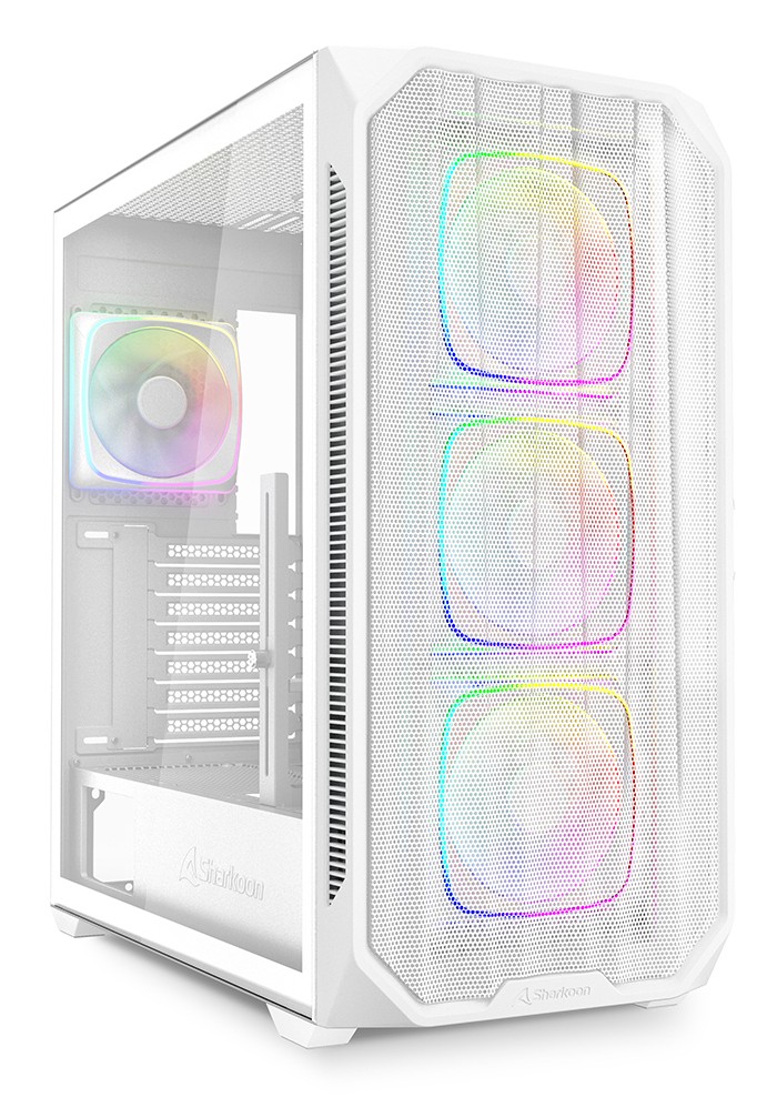 Sharkoon Case Ak5M Rgb Atx White Sharkoon Case Ak5M Rgb Atx White