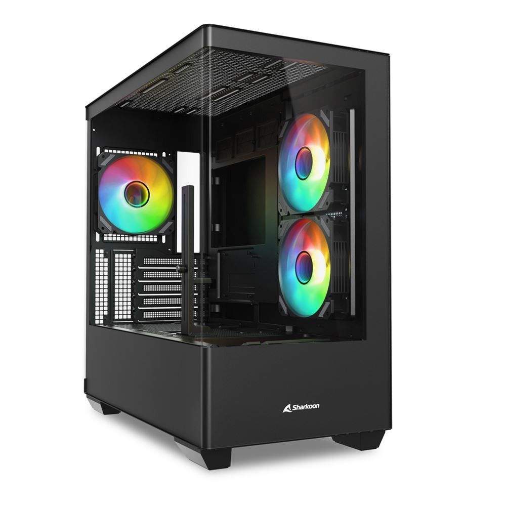 Sharkoon Case Cm100 Matx Nero Sharkoon Case Cm100 Matx Nero