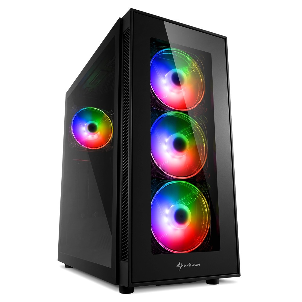 Sharkoon Case Tg5 Pro Rgb Atx 2Xusb 3.0 2Xusb 2.0 7 Slots Sharkoon Case Tg5 Pro Rgb Atx 2Xusb 3.0 2Xusb 2.0 7 Slots