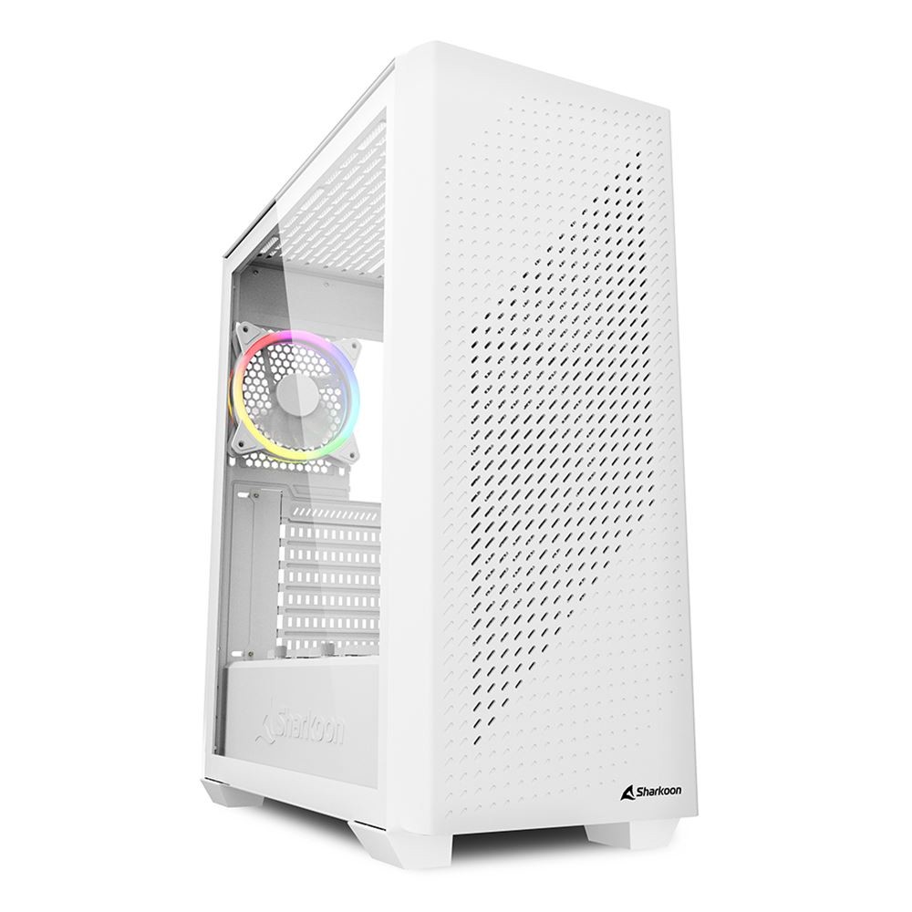 Sharkoon Case Vs9 Rgb White Sharkoon Case Vs9 Rgb White