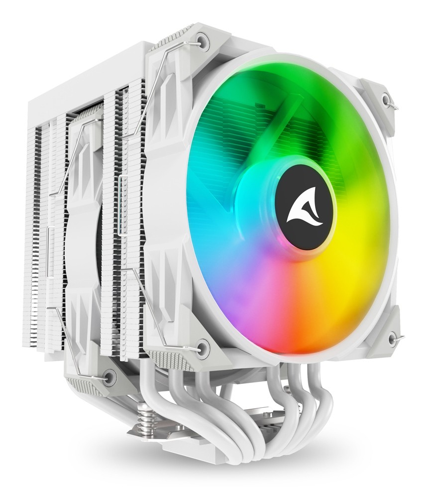 Sharkoon Dissipatore Ad Aria 1X 120Mm Argb Pwm Fan 1X 120Mm Pwm Fan 6X Copper Pipes Direct Touch