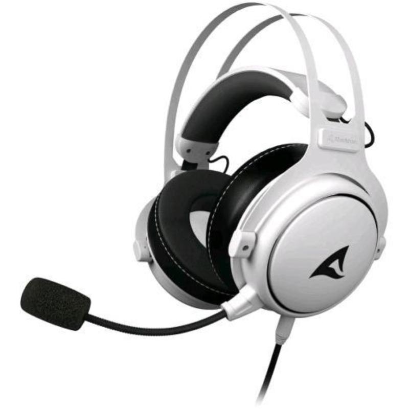 Sharkoon sharkoon skiller sgh50 cuffie gaming con microfono removibile jack 3.5mm bianco