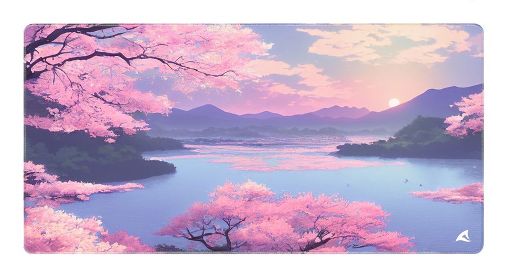 Sharkoon Skiller Sgp40 D3 Mousepad Tappetino Gaming 1000 X 500 X 3 Mm Alberi Fioriti