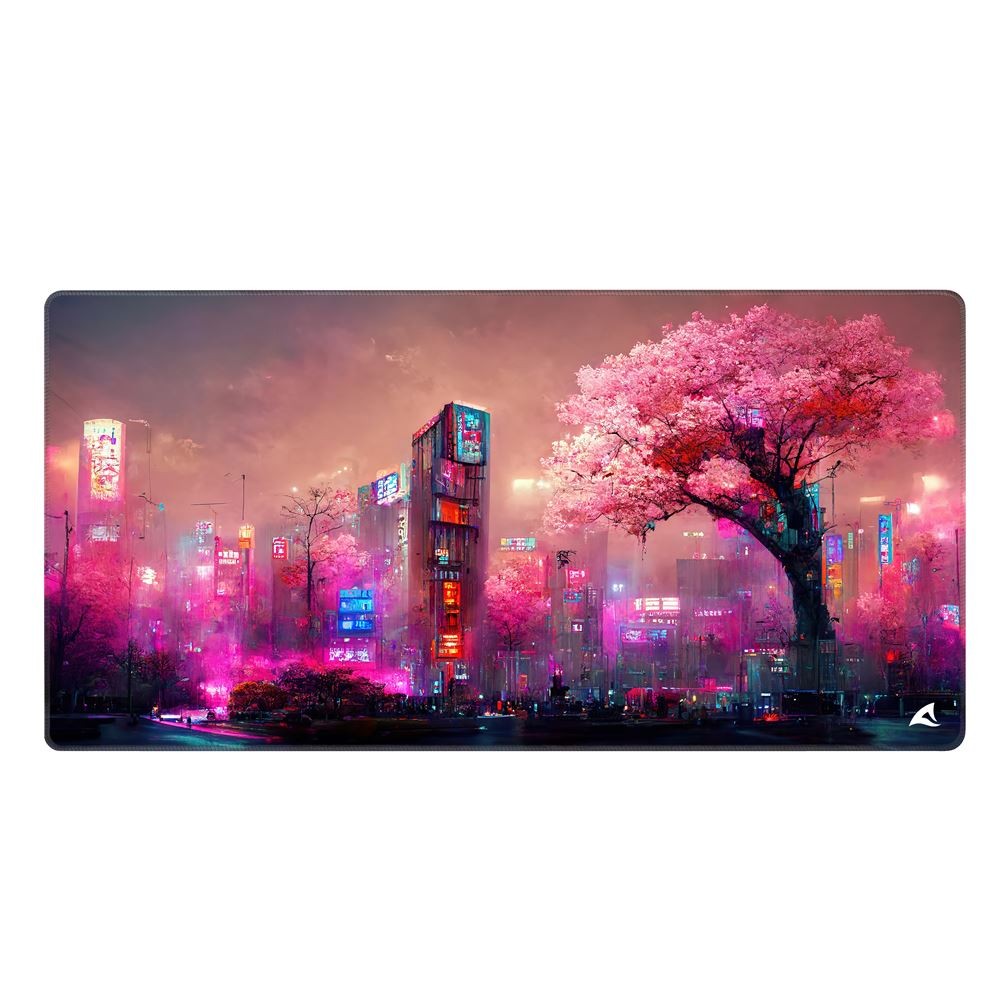 Sharkoon Skiller Sgp40 D4 Mousepad Tappetino Gaming 1000 X 500 X 3 Mm Citta Rosa Neon Sharkoon Skiller Sgp40 D4 Mousepad Tappetino Gaming 1000 X 500 X 3 Mm Citta Rosa Neon