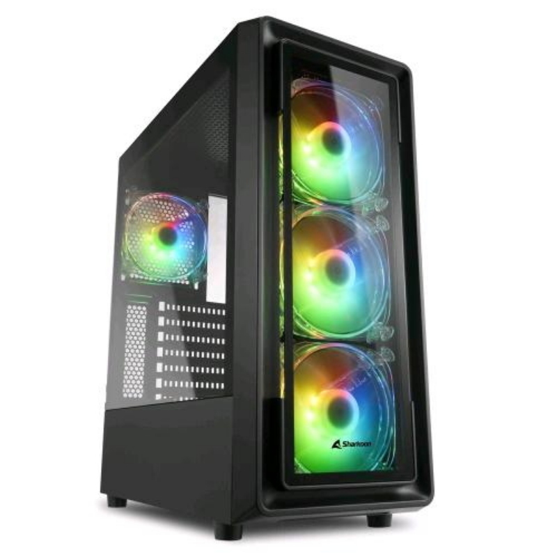 Sharkoon tk4 rgb midi tower nero