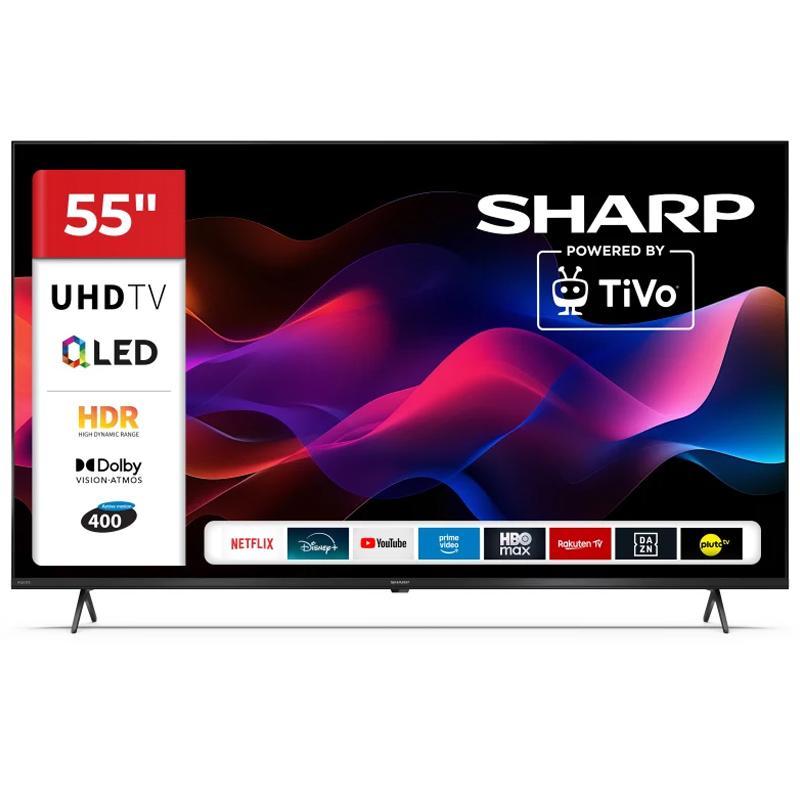 Sharp 55hm5246e - 55 smart tv qled 4k - tivo os - frameless - hdr - audio harman kardon - it Sharp 55hm5246e - 55 smart tv qled 4k - tivo os - frameless - hdr - audio harman kardon - it