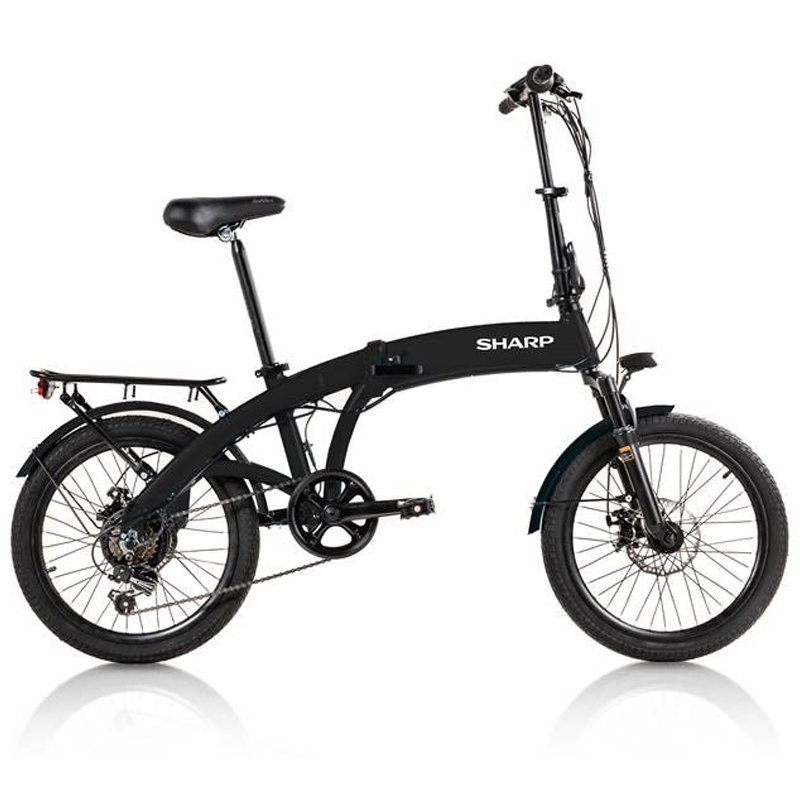 Sharp BK-BM04EBS01 bicicletta elettrica Nero Alluminio 13.4 50,8 cm (20") 23 kg