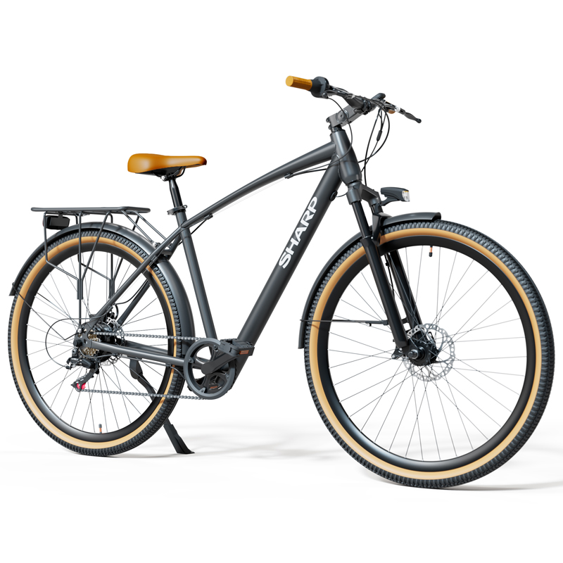 Sharp BK-DM03-EB bicicletta elettrica Nero, Marrone Acciaio 20 26 kg
