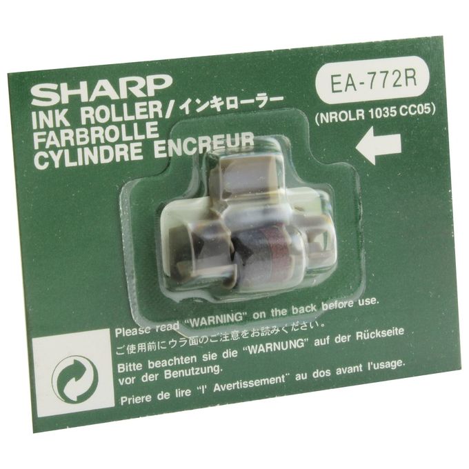 Sharp EA772R Tampone Inchiostrato per Calcolatrici EL1620 EL2620 EL2626H EL2901P3 EL1750P3 colore Nero Rosso Sharp EA772R Tampone Inchiostrato per Calcolatrici EL1620 EL2620 EL2626H EL2901P3 EL1750P3 colore Nero Rosso