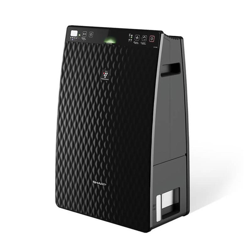 Sharp purificatore 27 w con funzione umidificatore ionizzatore filtro hepa nero