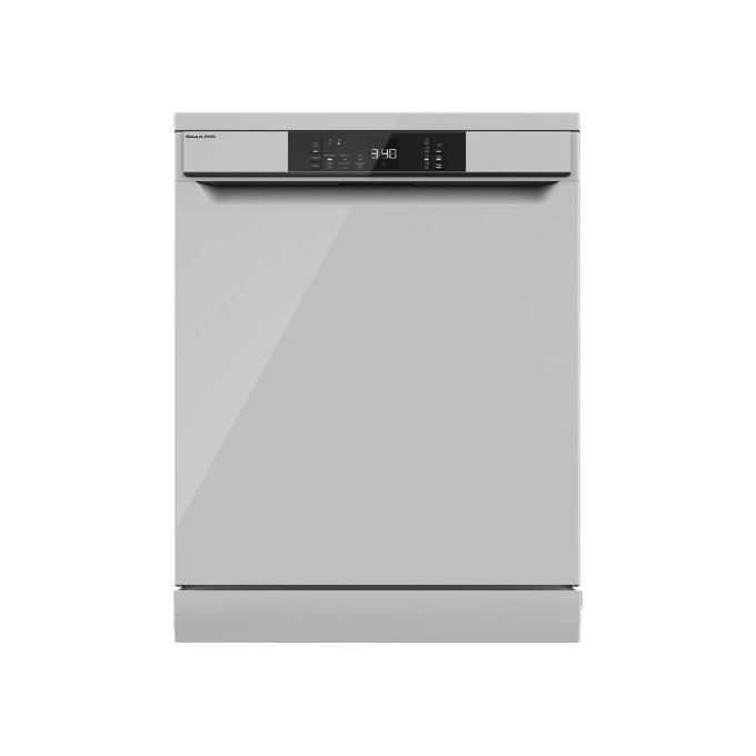 Sharp QW-NA1BF47ES Lavastoviglie a libera installazione 13 coperti 60 cm classe E 3 programmi argento