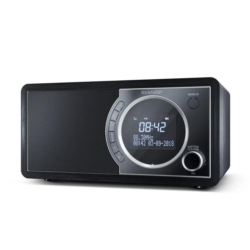 Sharp radio digitale portatile con dab-dab+-fm bluetooth 4.2 nero Sharp radio digitale portatile con dab-dab+-fm bluetooth 4.2 nero