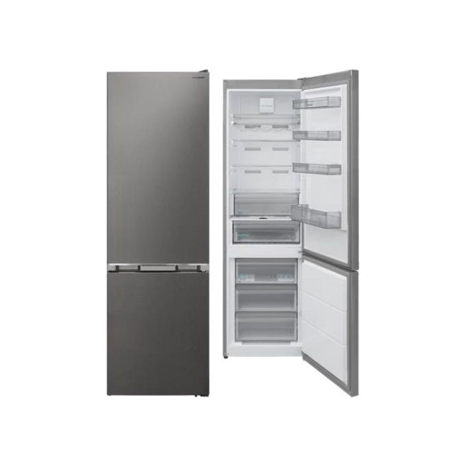 Sharp SJ-NBA32DMXPB-EU Frigorifero Combinato 366 L 201 cm Classe B 35 dB No Frost Multi Airflow Zona Fresca colore Acciaio Inox Sharp SJ-NBA32DMXPB-EU Frigorifero Combinato 366 L 201 cm Classe B 35 dB No Frost Multi Airflow Zona Fresca colore Acciaio Inox
