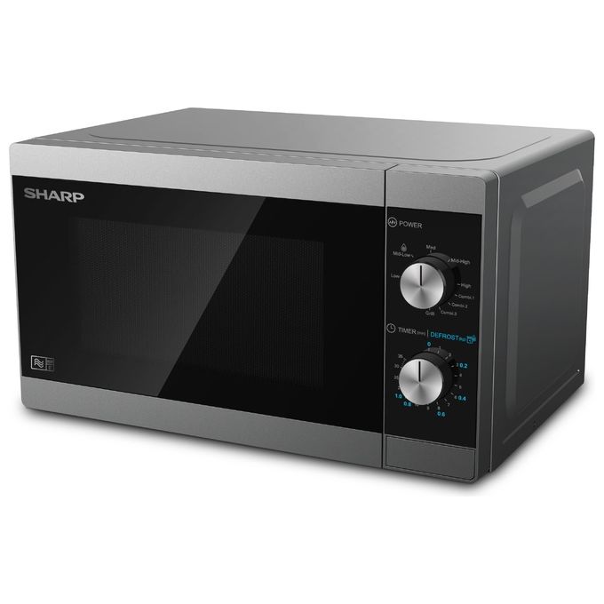 Sharp YC-MG01E-S Forno a microonde con Grill 20 L 800 W 5 livelli di potenza funzione Timer colore Grigio