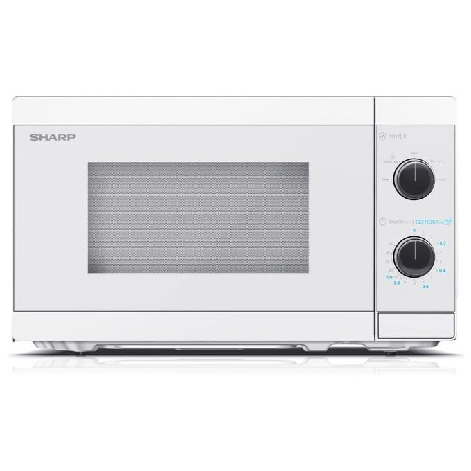 Sharp YC-MS01E-C Forno a Microonde Capacita' 20 Litri Potenza 800W Controllo meccanico 5 Livelli di potenza Bianco