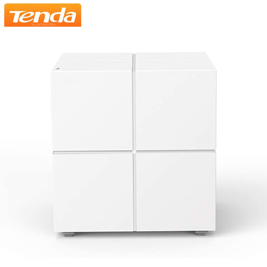 Sistema WiFi Mesh Tenda Nova MW6, copertura fino a 185 mq per tutta la casa, sostituisce il router Wi-Fi ed estensore, configurazione semplice tramite APP, confezione da 1 pezzo.