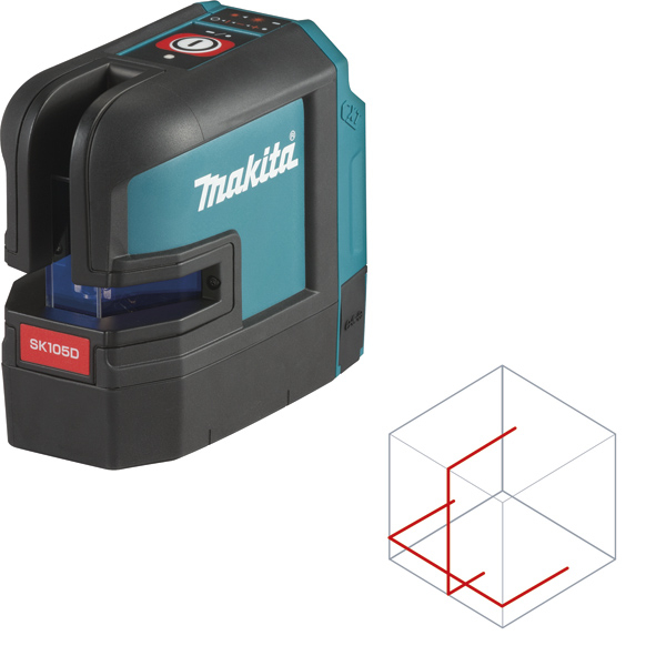 Sk105dz Livella Laser 2 Linee Rosse 10,8 V - Makita Sk105dz Livella Laser 2 Linee Rosse 10,8 V - Makita