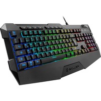 SKILLER SGK4 tastiera USB QWERTZ Tedesco Nero, Tastiera da gioco