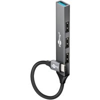 Slim 4-Port USB-Hub, USB-C a USB-A, USB 3.2 Gen1, Hub USB Slim 4-Port USB-Hub, USB-C a USB-A, USB 3.2 Gen1, Hub USB