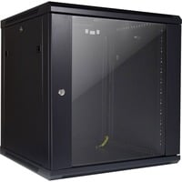 SMA-6612 12U Da parete Nero, IT armadio