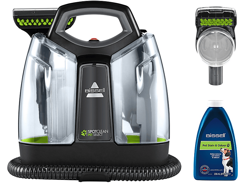 SMACCHIATORE BISSELL SpotClean Pet Select, Potenza 330 W, Nero, Titanio, Lime