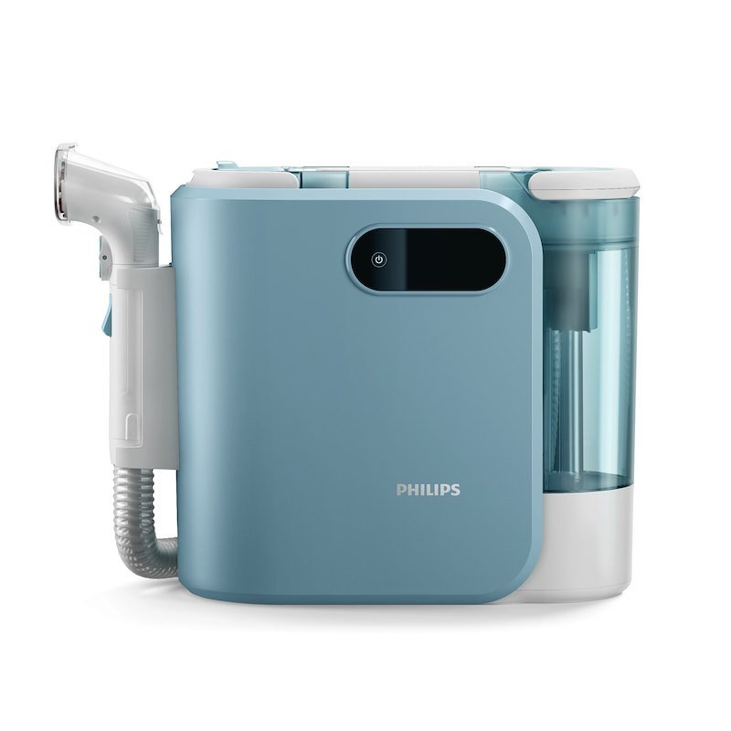 SMACCHIATORE PHILIPS Smacchiatore portatile Serie 3000 XW3193/11, Potenza 400 W, Azzurro/Bianco