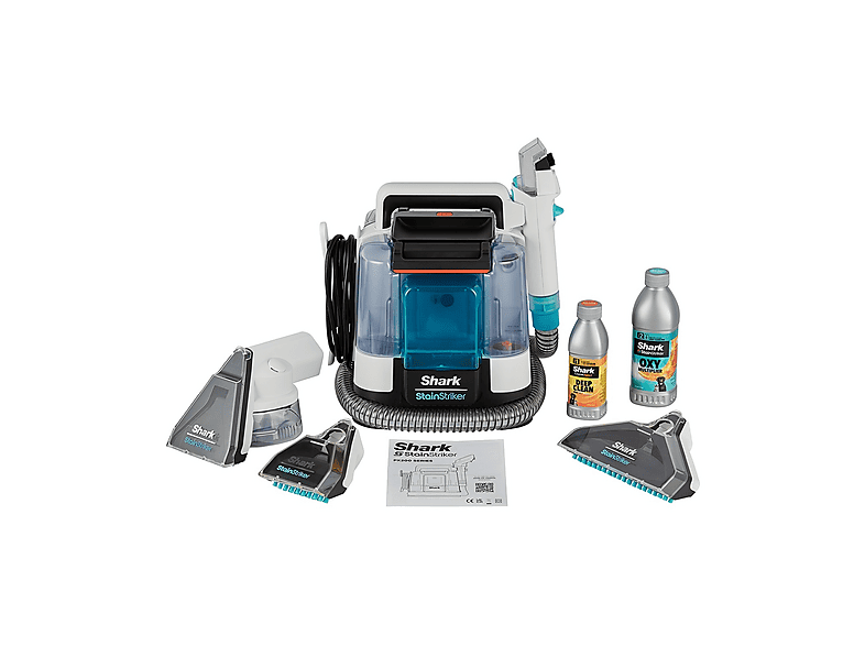 SMACCHIATORE SHARK STAINSTRIKER PX200EUT, Potenza 450 W, Bianco e Azzurro