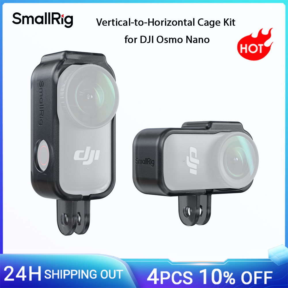 SmallRig Action Camera Nano Cage Kit gabbia verticale a orizzontale per DJI Osmo Nano per YouTube / TikTok / Instagram -5757