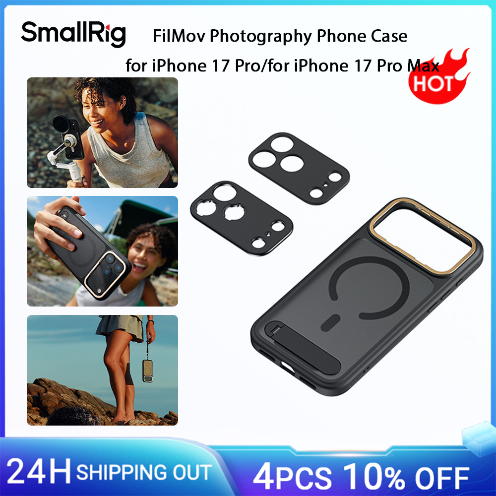 SmallRig FilMov Custodia per telefono leggera per fotografia per iPhone 17 Pro/Pro Max per accessori MagSafe con filtro magnetico/lente da 67 mm