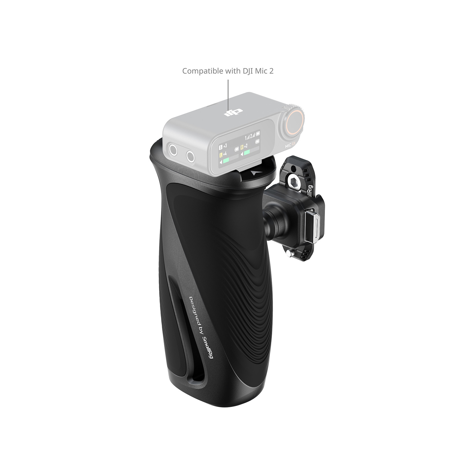 SmallRig Impugnatura Laterale Girevole con Morsetto NATO a Sgancio Rapido "HawkLock" H21 per Piastre di Montaggio per Fotocamere DSLR / Monitor -6405