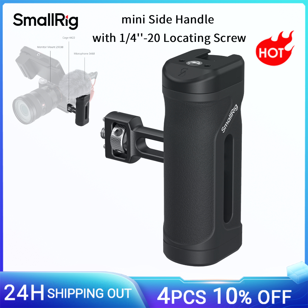 SmallRig Mini Impugnatura Laterale con Vite di Fissaggio da 1/4''-20 per Gabbia Fotografica Sony DSLR, Regolazione Verticale 30mm (1.2in) 5946 SmallRig Mini Impugnatura Laterale con Vite di Fissaggio da 1/4''-20 per Gabbia Fotografica Sony DSLR, Regolazione Verticale 30mm (1.2in) 5946