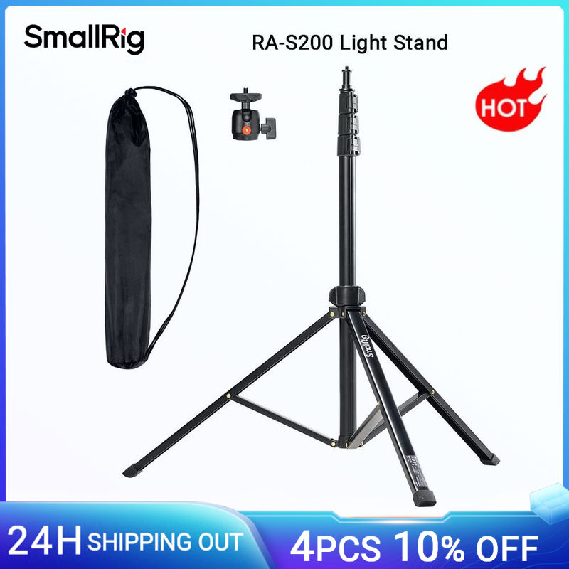 SmallRig RA-S200 Supporto per luce per fotografia Supporto per luce leggero per luci COB, riflettori, softbox Carico massimo 4 kg -4379