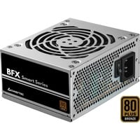 Smart 450W alimentatore per computer 20+4 pin ATX ATX Nero, Argento, Alimentatore PC
