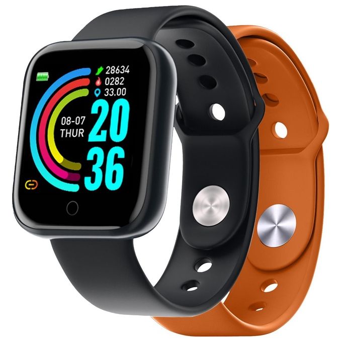 SMARTBAND CELLY TRAINER , Durata batteria 120 h, Scocca in Plastica, Touchscreen, Compatibile con iOS, Android, ARANCIONE
