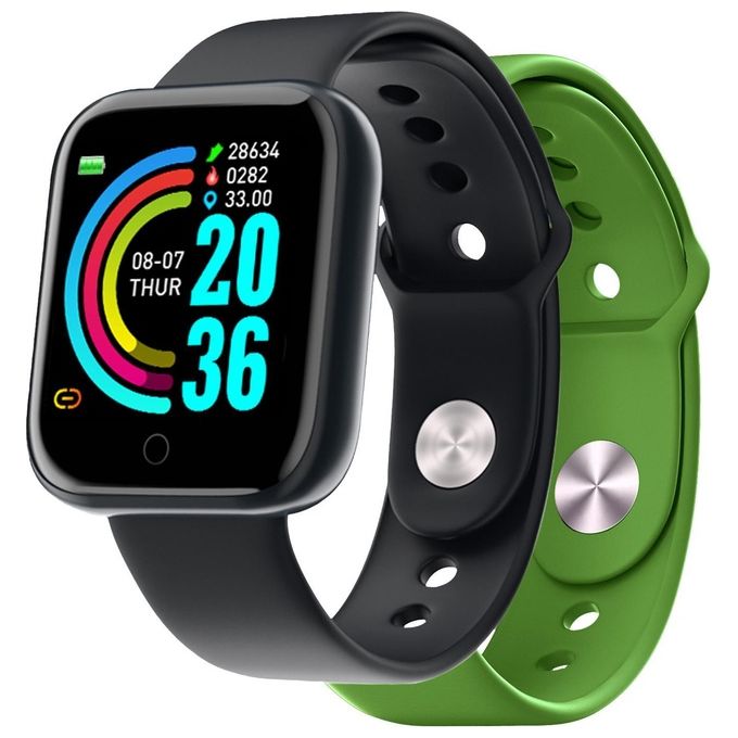 SMARTBAND CELLY TRAINER , Durata batteria 120 h, Scocca in Plastica, Touchscreen, Compatibile con iOS, Android, VERDE