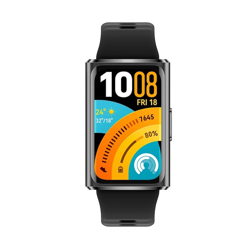 SMARTBAND HUAWEI BAND 11 PRO, Durata batteria 216 h, Scocca in Lega Alluminio Nero Opaco, Touchscreen, Compatibile con iOS, Android, BLACK