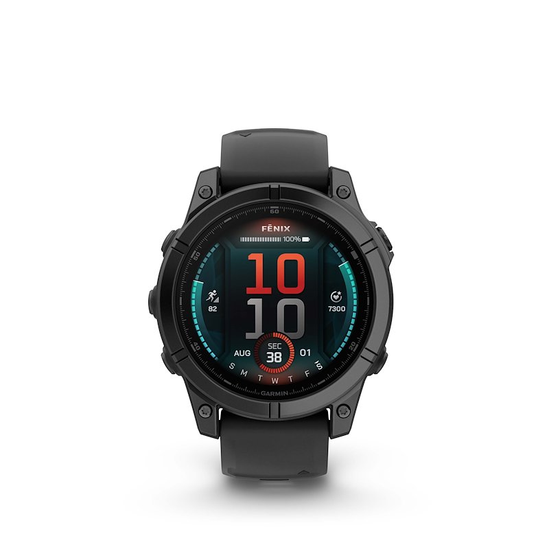 SMARTWATCH GARMIN fenix E, Scocca in Acciaio inossidabile, Touchscreen, Compatibile con Android, Ardesia/Grigio