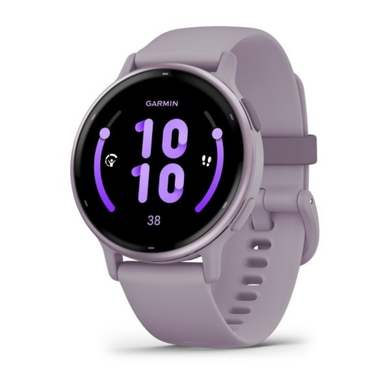 SMARTWATCH GARMIN vivoactive 5, Scocca in Alluminio anodizzato, Touchscreen, Compatibile con iOS, Android, Lilla