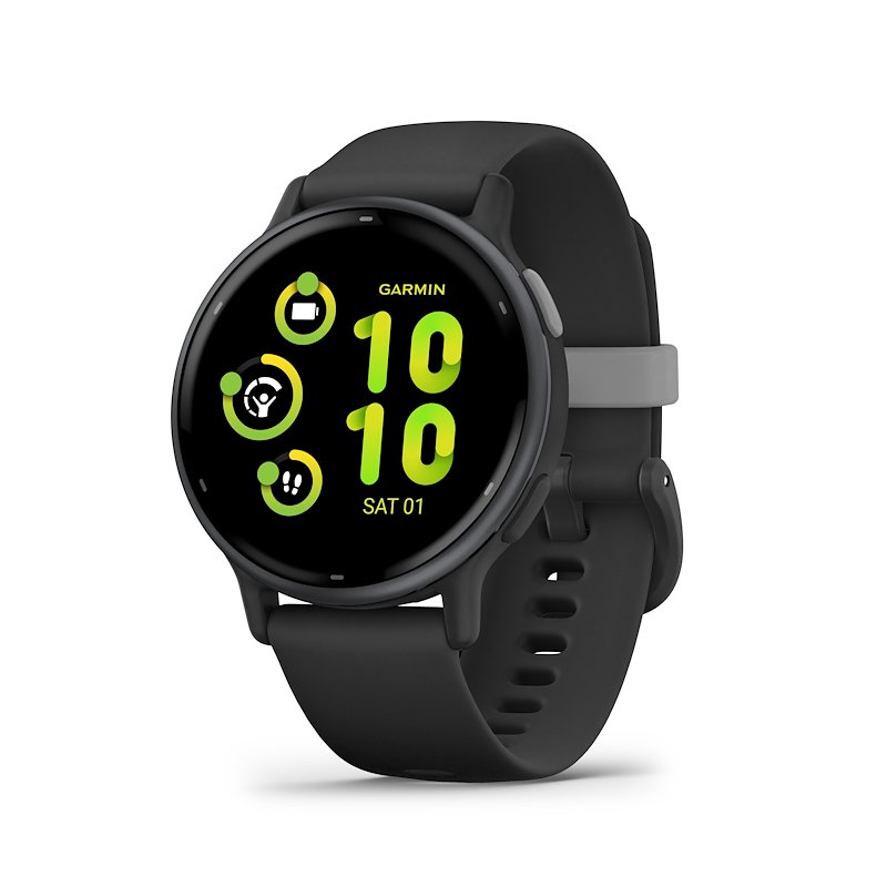 SMARTWATCH GARMIN vivoactive 5, Scocca in Alluminio anodizzato, Touchscreen, Compatibile con iOS, Android, Nero/Acciaio
