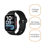 SMARTWATCH XIAOMI REDMI Watch 6 Lite , Display da 1,96 ", Touchscreen, Bluetooth 5.3, Modulo GPS integrato, Waterproof, Black